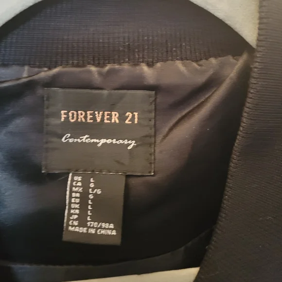 Embroidered Polyester Bomber Jacket - Picture 3 of 3